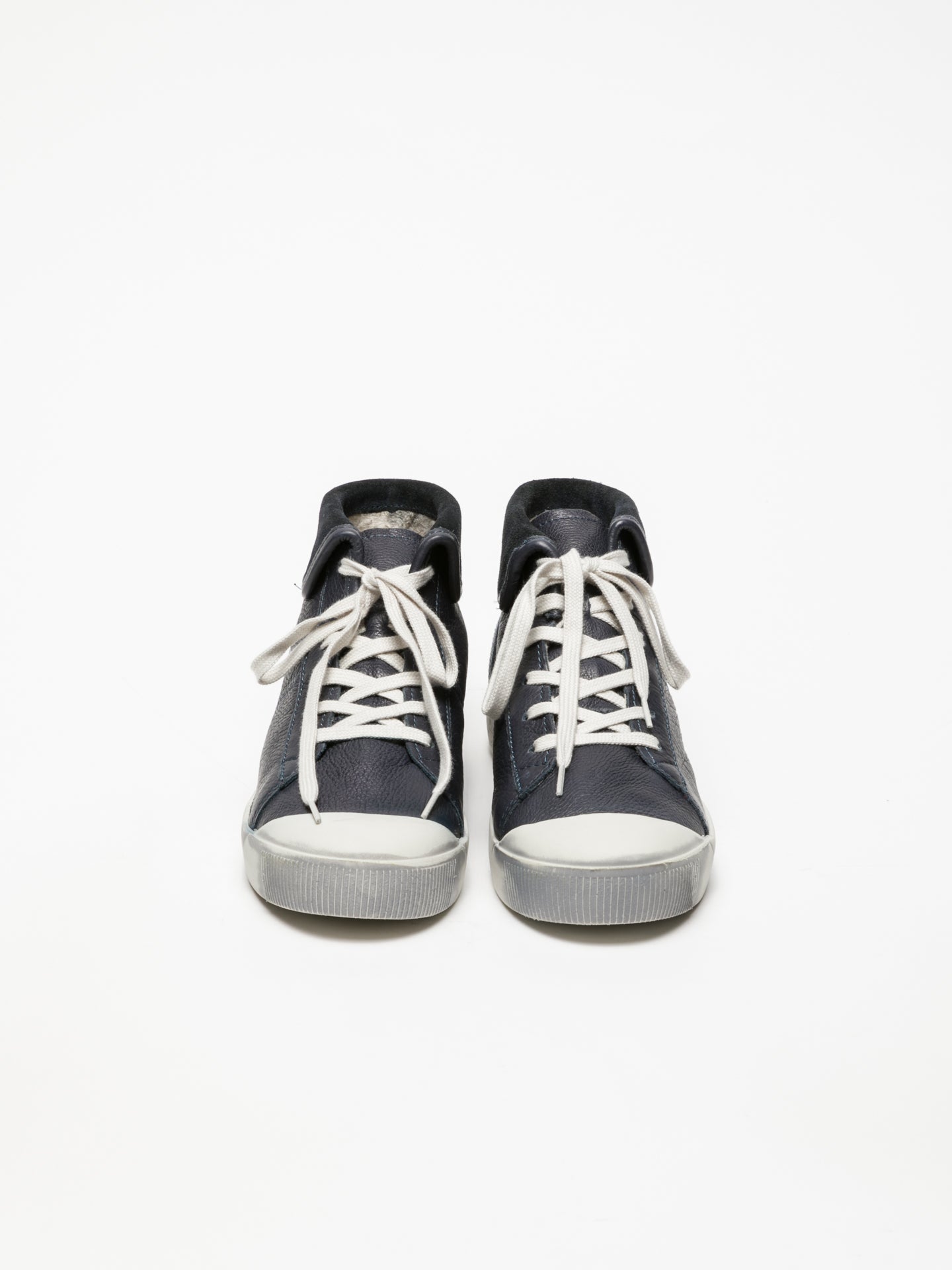 Softinos Navy Hi-Top Trainers